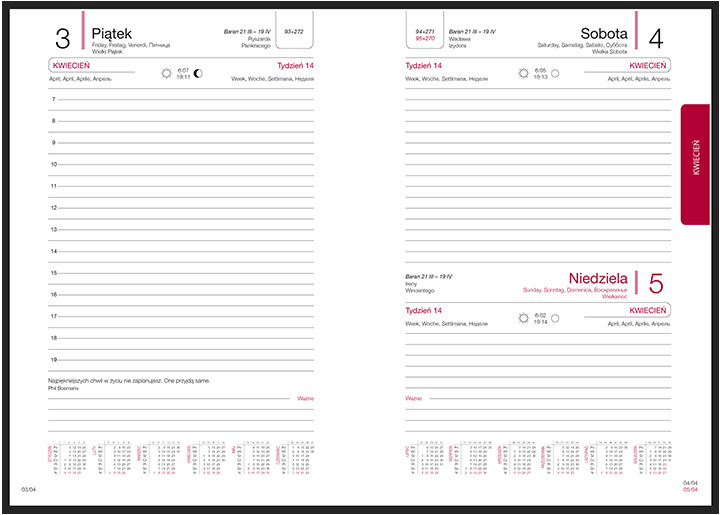 Logotrade reklamprodukter bild: Kalender 640131