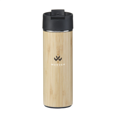 Logotrade profilprodukter bild: Sakura 360 ml bambu termoflaska/termokopp