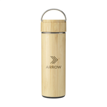 Logotrade profilreklam bild: Nikko 330 ml bambu termoflaska/termokopp