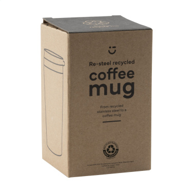 Logotrade profilprodukter bild: Re-Steel RCS återvunnen kaffemugg 380 ml termokopp