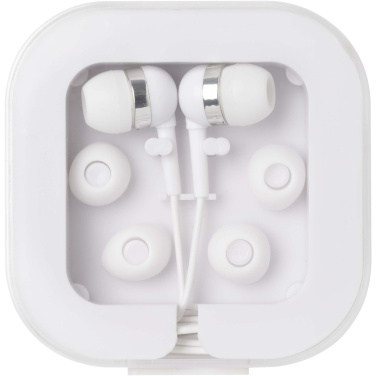 Logotrade presentreklam bild: Dofida öronsnäckor med Type C-kabel och förvaringsfodral av återvunnen plast