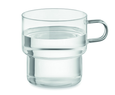 Logotrade profilprodukter bild: Högt borosilikat glas 300 ml
