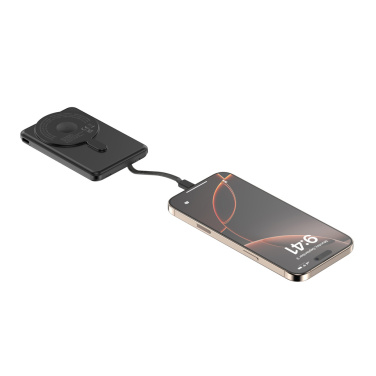 Logotrade reklamprodukter bild: Urban Vitamin Redwood 5in1 5000mah 20WPD magnetisk powerbank