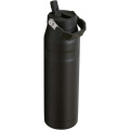 Stanley IceFlow™ 2.0 1,06 liter vattenflaska med flip-sugrör, Helsvart