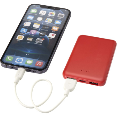 Logotrade reklamprodukter bild: Asama 5 000 mAh Type C-powerbank i återvunnen plast