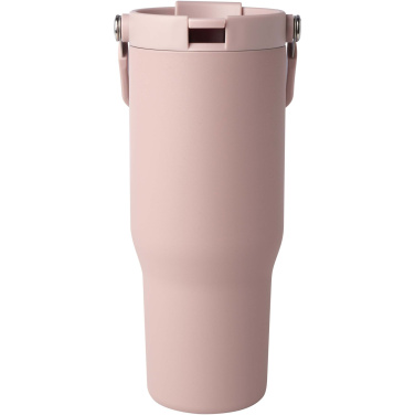 Logotrade presentreklam bild: Bronx 900 ml vakuumisolerad termos av koppar och RCS-certifierat återvunnet rostfritt stål med ett lock med dubbla funktioner