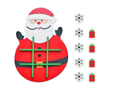 Logotrade profilprodukter bild: Jul tic tac toe i trä