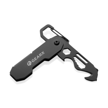 Logotrade profilprodukter bild: Gear X hopfällbart EDC-verktyg med karbinhake