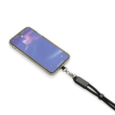 Logotrade profilreklam bild: LoopAmp RCS RPET handledsrem för telefon med 60 W kabel