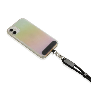 Logotrade presentreklam bild: LoopAmp RCS RPET handledsrem för telefon med 60 W kabel