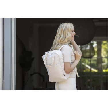 Logotrade kampanjprodukter bild: Resa 14 tum Aware™ laptopväska för resor av återvunnet material på 9 l