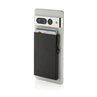 Logotrade presentreklam bild: Standard aluminium RFID magnetiskt kortfodral för mobil