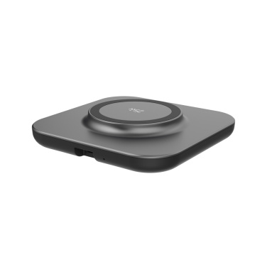 Logotrade reklamprodukter bild: Quantom ultrasnabb 25 W magnetisk trådlös laddningsplatta