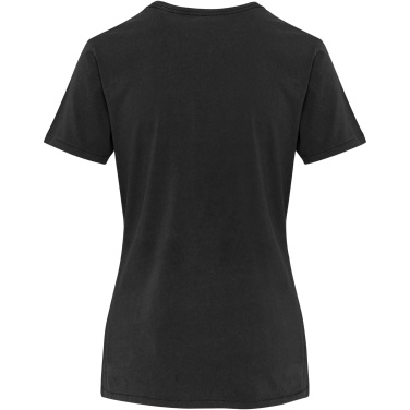 Logotrade presentreklam bild: Nanaimo 160 g/m2 kortärmad tvättad T-shirt för dam